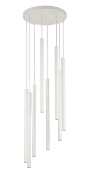 Lampada a sospensione Sopel bianca 8 luci G9 Sigma