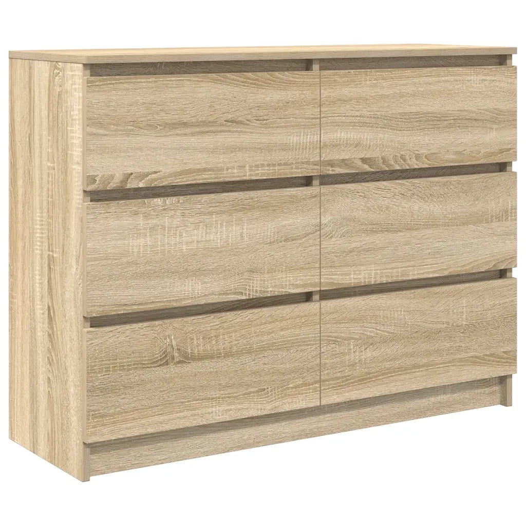 Credenza Rovere Sonoma 100x35x76 cm in Legno Multistrato 3328500