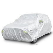 Telo copriauto 492 x 191 x 154 cm resistente alle intemperie e pratico stile moderno alluminio argento 20_0012181