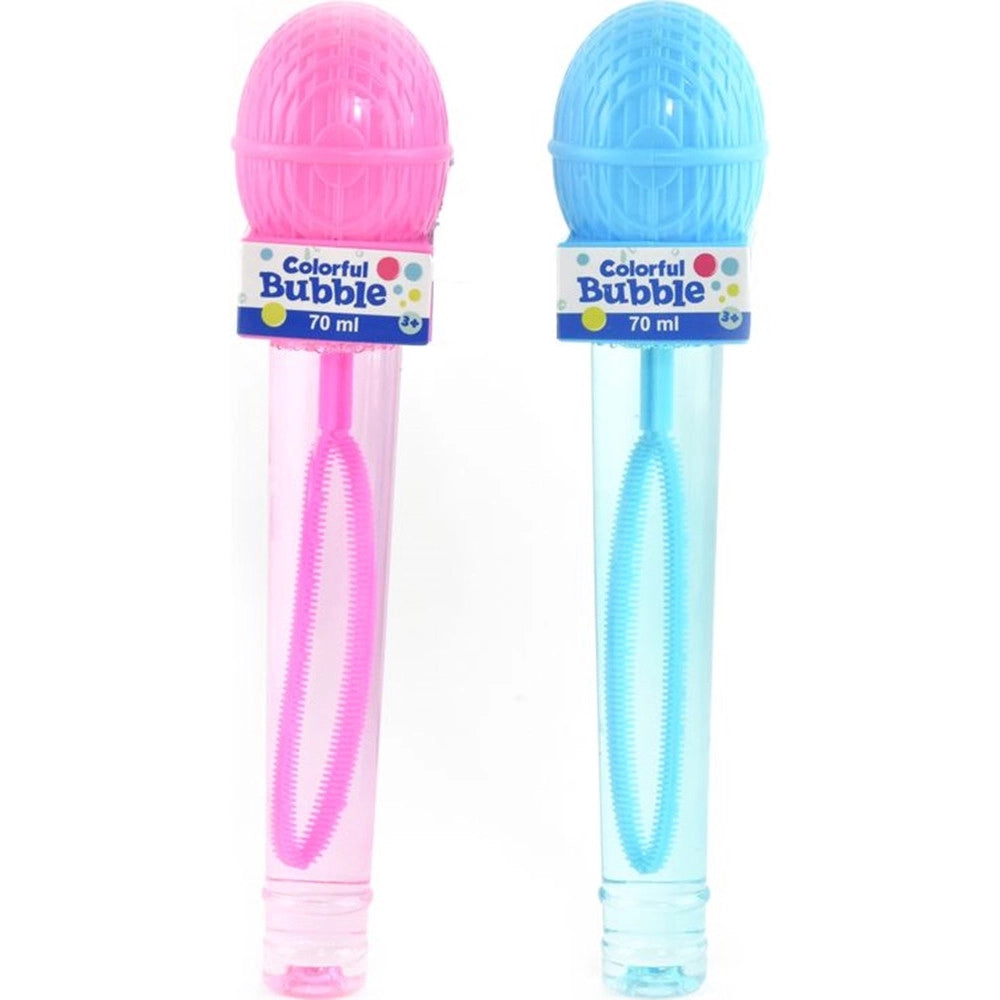 Trade Shop - Bacchetta Per Bolle Di Sapone Da 22cm A Forma Di Microfono 70ml In 2 Colori 6719002 -