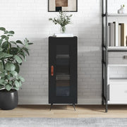 Credenza-Buffet-Armadio da cucina Nero 34,5x34x90 cm in Legno Multistrato 977037