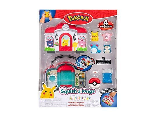 Squish a Longd Pokemon Center playset, Jazwares, Eta 6+