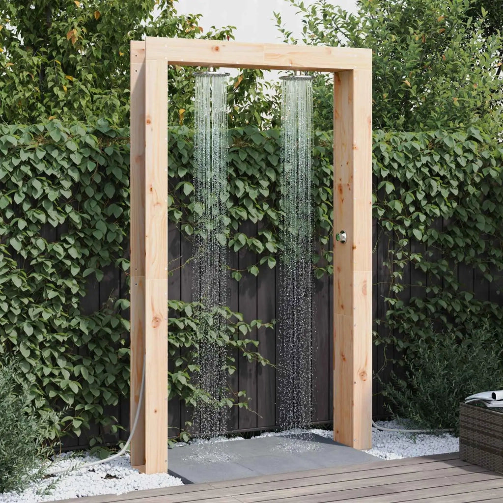 Doccia da esterno Naturale 137 x 23 x 226 cm CFW6020065
