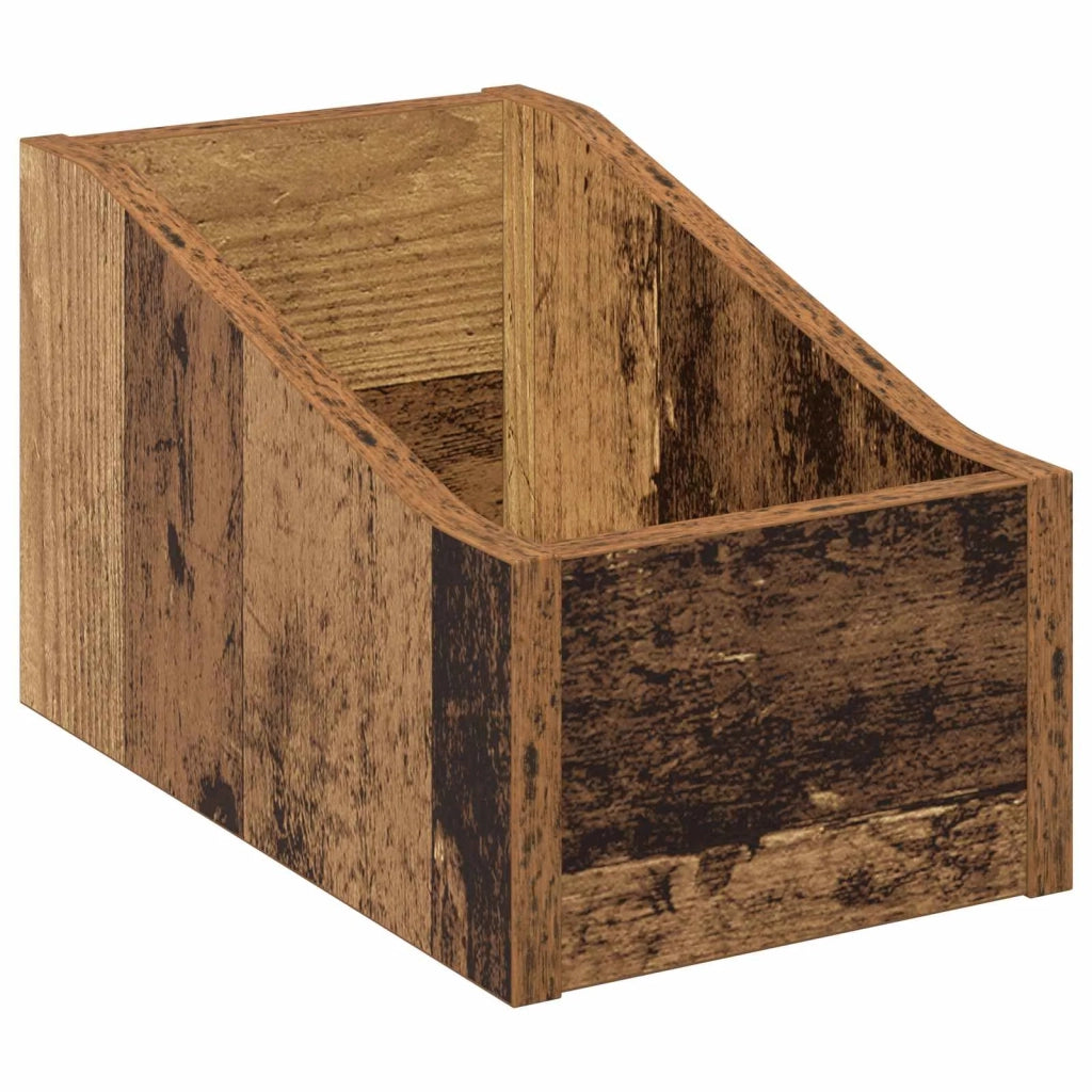 Scatola per dischi LP Legno antico 18 x 32 x 18 cm 8012806