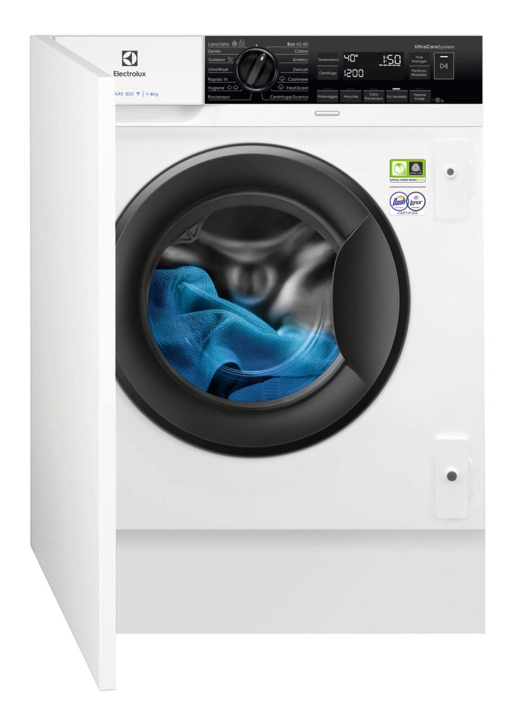 Electrolux EW8F384BI PerfectCare 800 Lavatrice da Incasso Vapore PRO SensiCare System Classe energetica A Capacita' di carico 8 Kg Centrifuga 1351 giri
