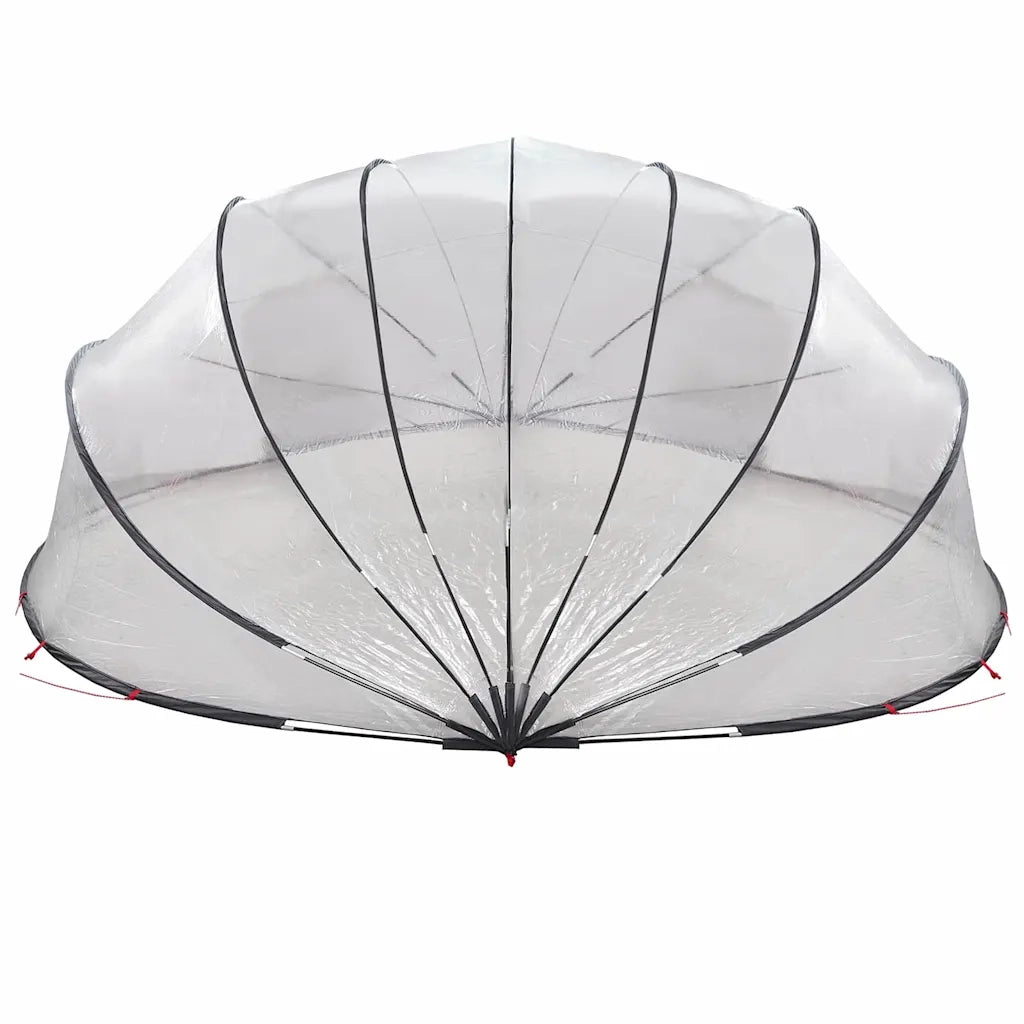 Dome Piscina Trasparente 592 x 590 x 275 cm PVC