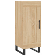 Buffet credenza cassettiera armadio mobile contenitore organizer cucina soggiorno rovere Sonoma 34,5 x 34 x 90 cm legno ingegnerizzato marrone 02_0031550