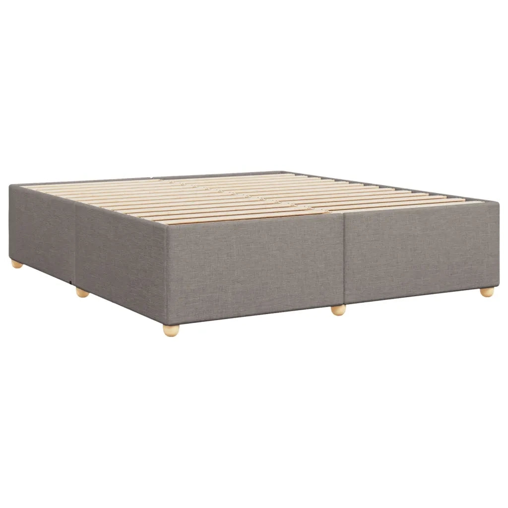 Giroletto senza Materasso Tortora 200x200 cm in Tessuto