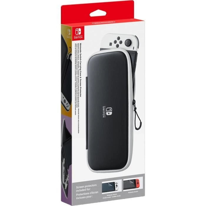 Custodia per il trasporto e protezione per lo schermo per Nintendo SwitchTM (modello OLED)