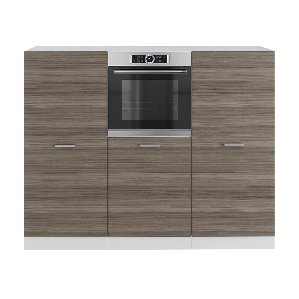 Cucine componibili piccole R-Line Grigio nobile/Bianco 180 cm senza piano di lavoro Vicco