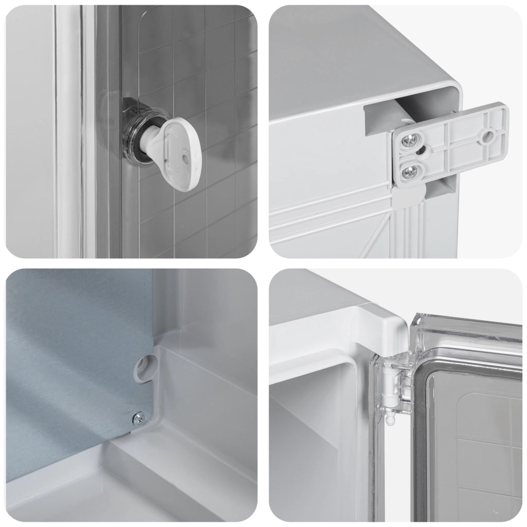 Armadio di Controllo IP65 Impermeabile Grigio 50x24,5x70 cm Plastica ABS