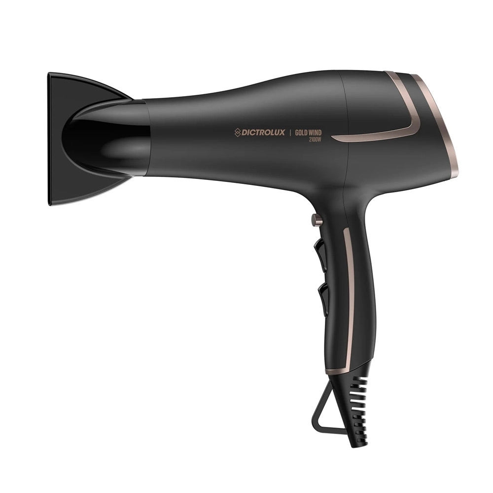 Trade Shop - Phon Asciugacapelli 2100w Motore Dc 2 Velocità 3 Temperature Tasto Aria Fredda Diffusore -