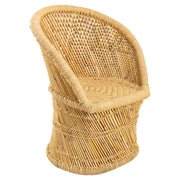 Poltrona tonda in bambù 62x46x83h