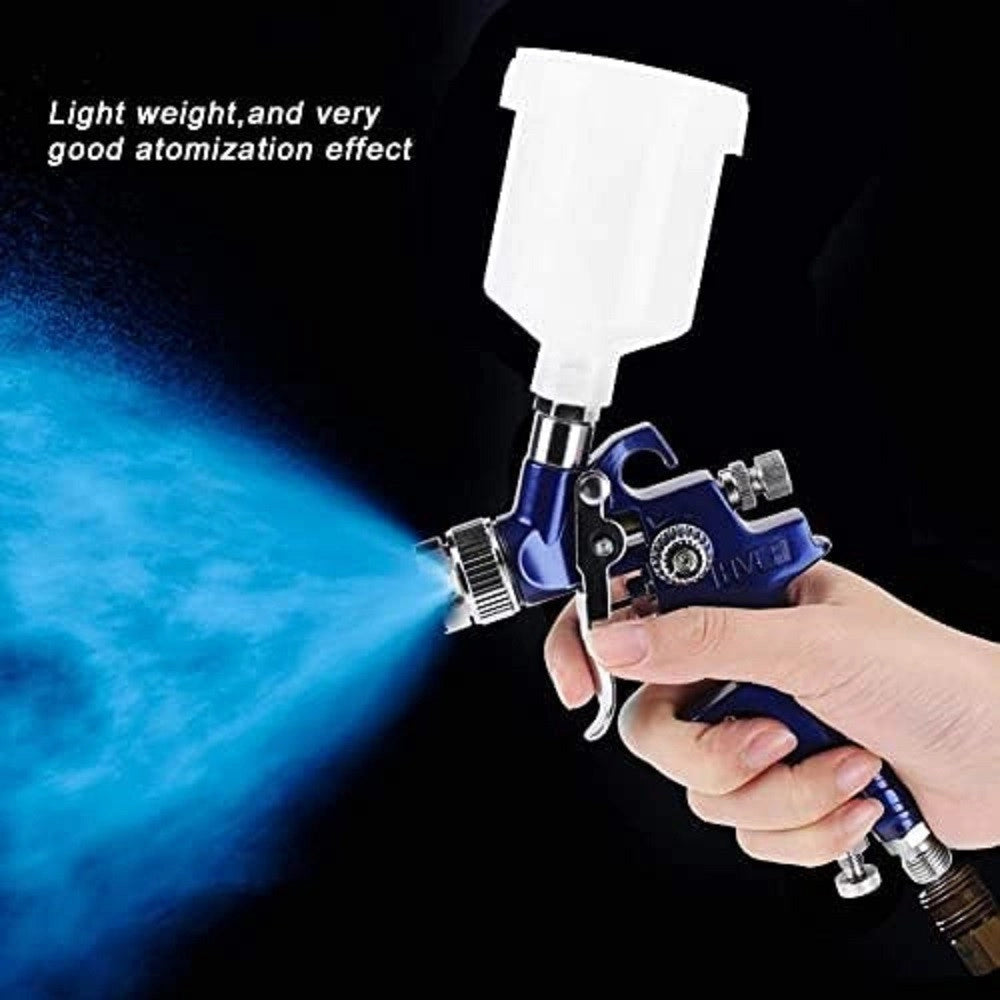 Trade Shop - Pistola Per Verniciare A Spruzzo Professionale Aerografo 125ml Ugello Riparazione Auto -