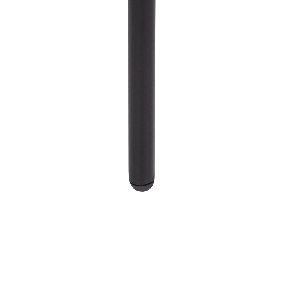 Set di 2 sedie per sala da pranzo Boucle nero Gambe in acciaio nero Sedute per sala da pranzo di design moderno