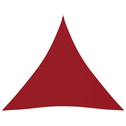 Tenda parasole/ombrellone triangolare in tessuto Oxford 4,5 x 4,5 x 4,5 m rosso 02_0009860