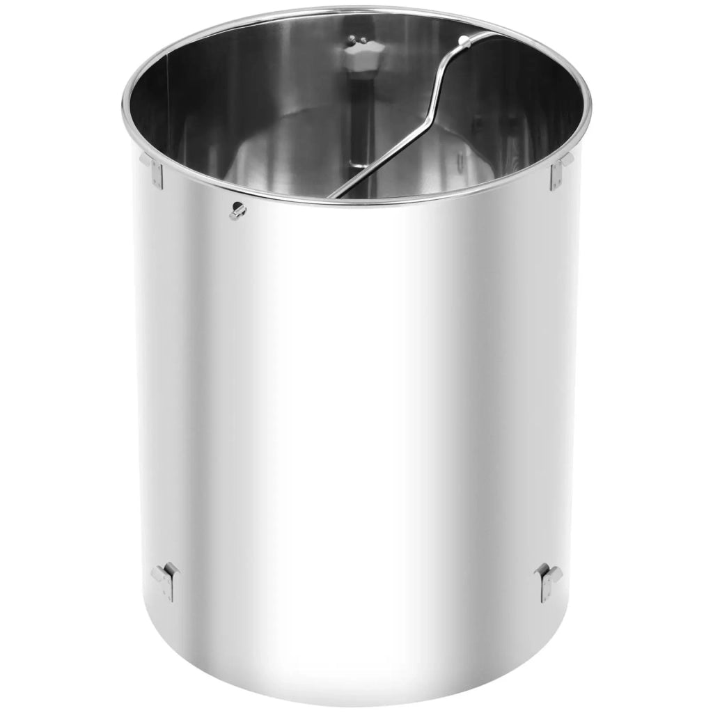 Serbatoio di fermentazione professionale con isolamento 60 litri 3000 watt 10-100°C acciaio inox schermo LCD timer acciaio inox vetro temperato nero 14_0008826