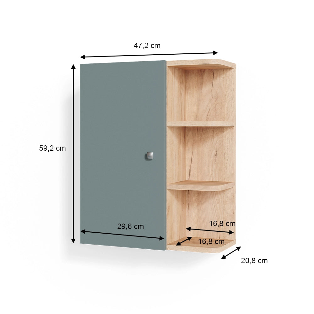 Vicco Mobile bagno Verde 47.2 x 59.2 cm