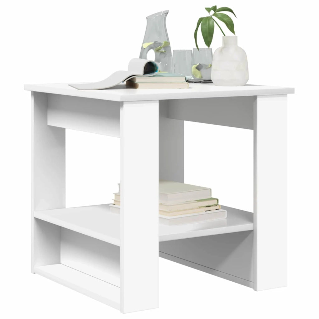 Tavolino da salotto Bianco 51 x 50 x 50 cm Legno ingegnerizzato 8000196