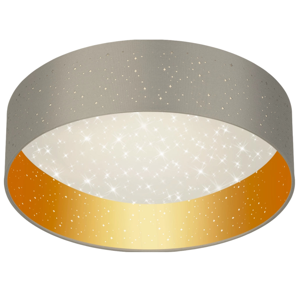 Plafoniera LED Polux Tuluza 24W 4000K Ø40 taupe oro