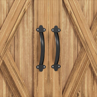 Casetta Box Da Giardino a 2 Ante Stile Country 77x55x72 cm in Legno Marrone