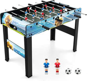 Mini Calcio Balilla, Calcetto con Segnapunti e Gambe Rimovibili, Gioco da Sala Giochi Salvaspazio per Sala Giochi Feste, 94x51x68,5 cm