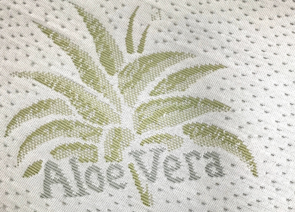 Coprimaterasso Imbottito Elasticizzato Anallergico Federe Cuscino Letto Made Italy - Piazza E Mezza - Aloe