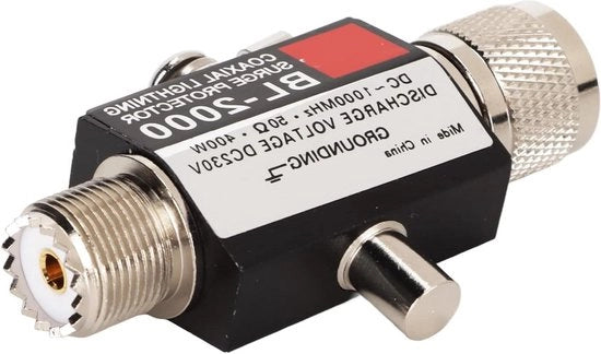 Connessione Coassiale UHF PL259 Femmina - PL259 Maschio 400W - Disconnettore per Antenne - Radio CB, Apparecchiature Radioamatoriali.