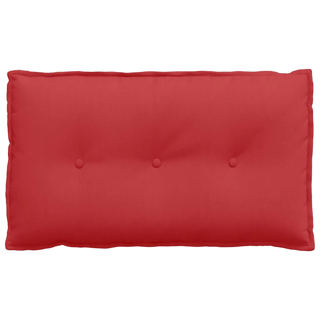 Cuscino per Schiena | Cuscino dorsale Rosso 80 x 19 x 50 cm Tessuto