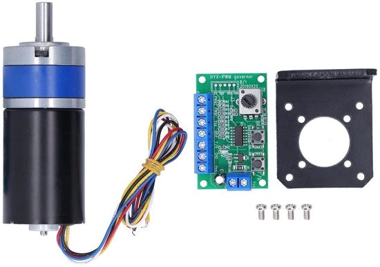 Motorreductor 12V Borstelloso - Riduzione Velocità 60 RPM - As a D - Bloccaggio con Controller - Installazione Facile - Ampia Applicazione - Motorreductor