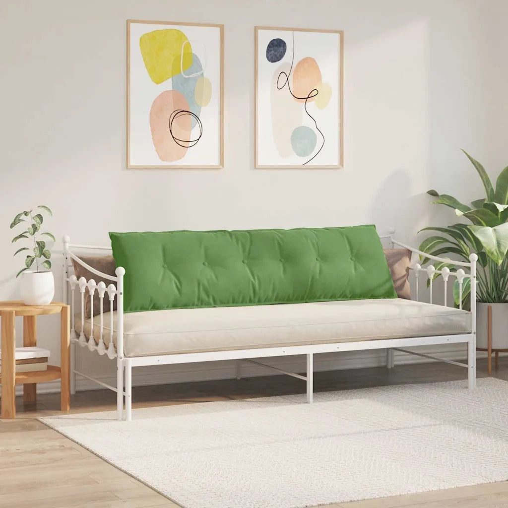 Cuscino per Schiena Verde chiaro 180 x 50 cm Tessuto in Cords