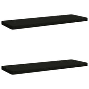 Cuscini per Panchina a 2 Pezzi VUGHT 2 pz 100% Poliestere Nero 951937