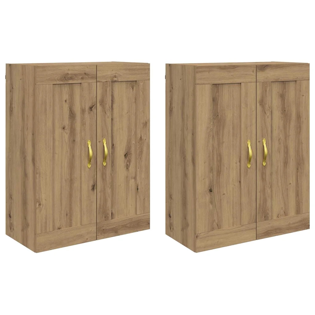 Mobile a muro 2 pcs Rovere artigianale 69,5 x 34 x 90 cm 3402690