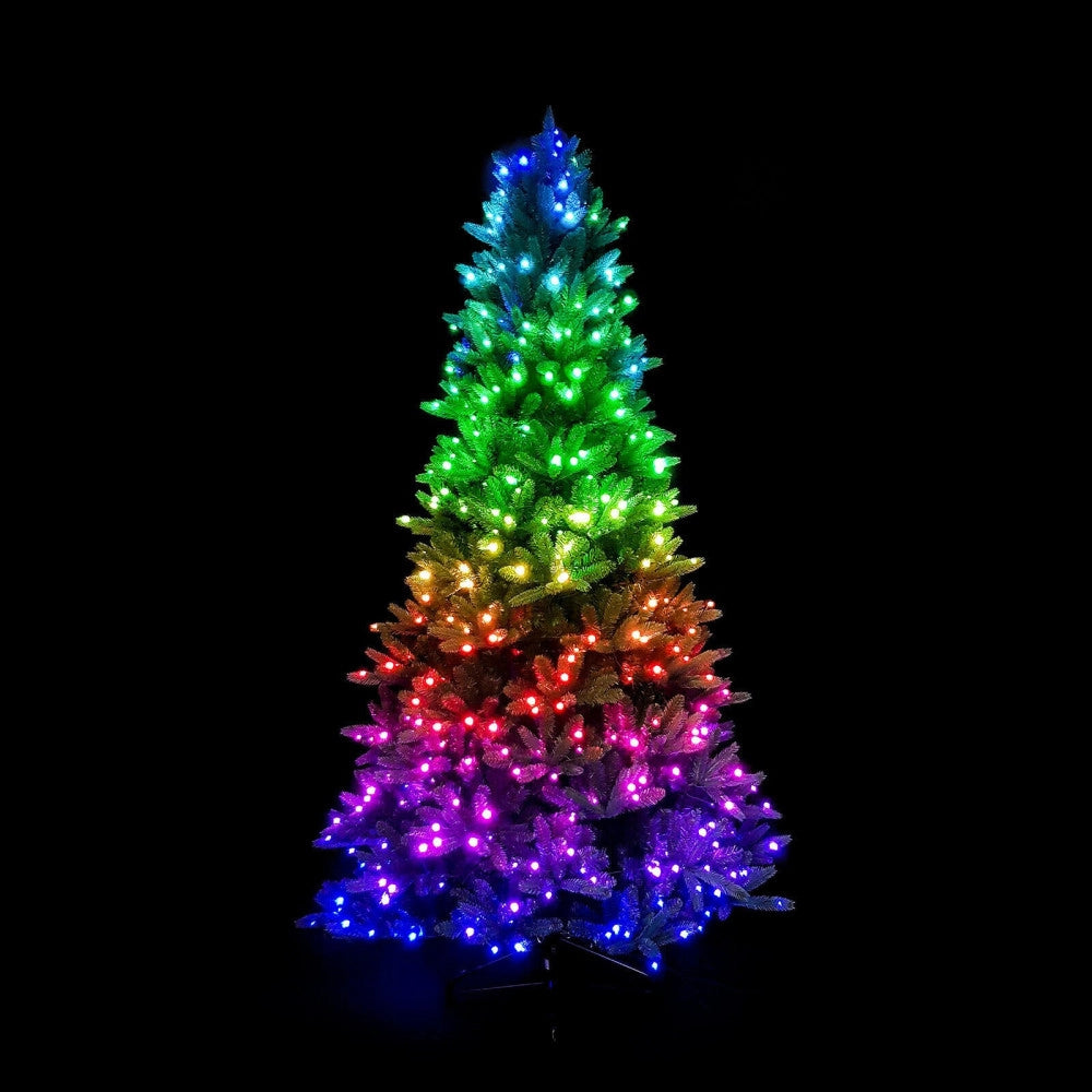 Trade Shop - Catena Luminosa Per Albero Controllo Remoto Tramite App Wifi Smart 180 Led Rgb -