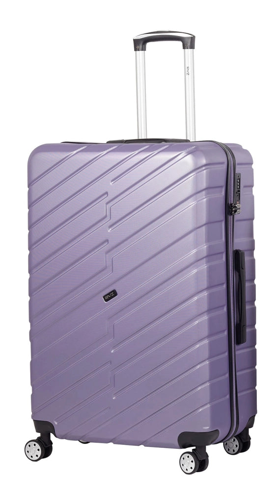 Trolley Valigia Grande Rigido 4 Ruote TSA in ABS Ravizzoni Cuba Lilla
