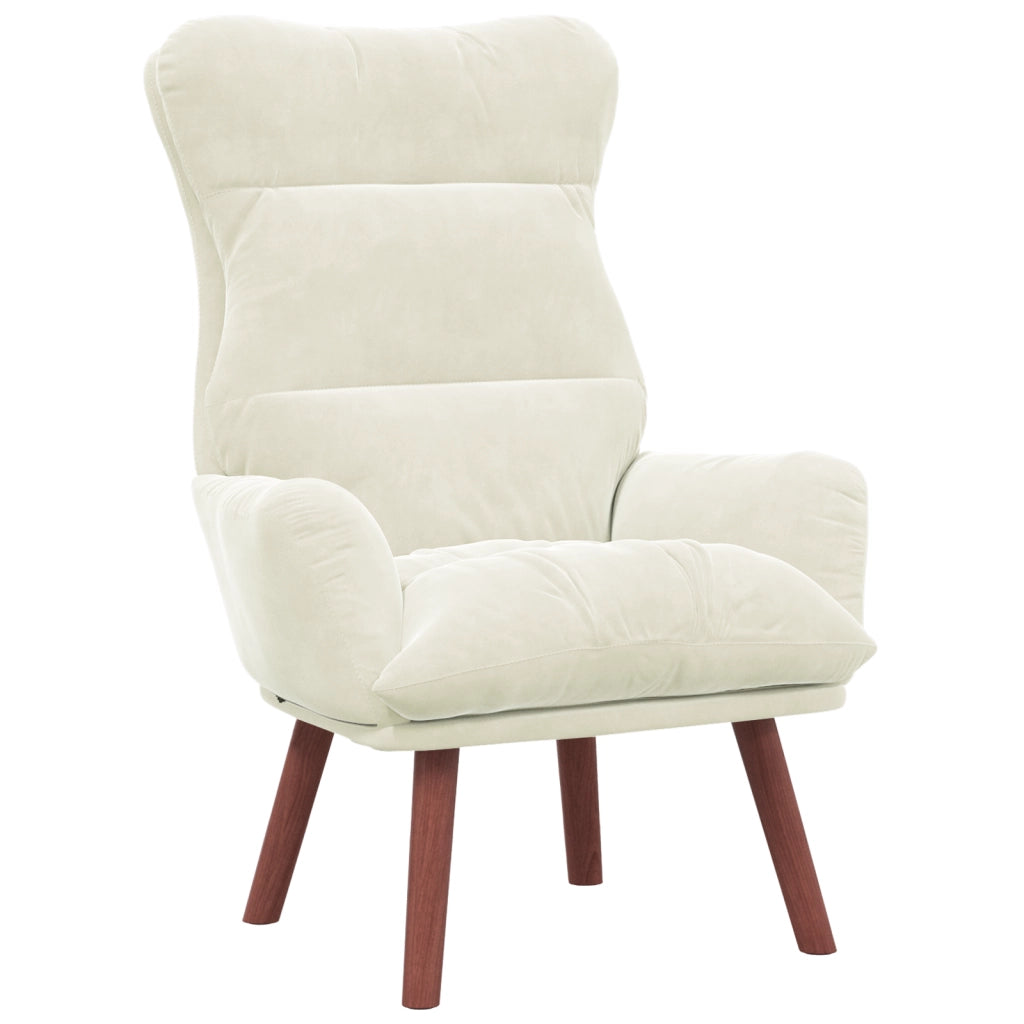 Poltrona Rilassante Cream Velvet