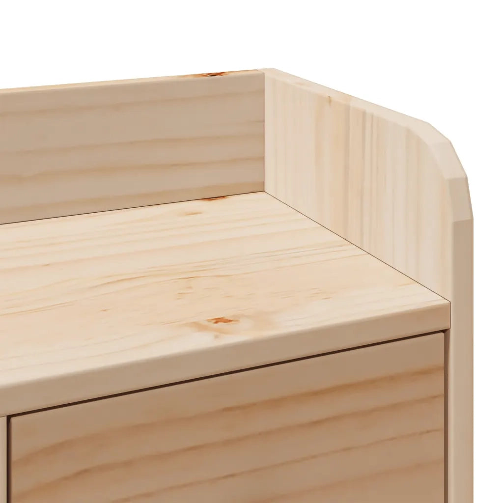Letto Libreria senza Materasso 90x200 cm Legno Massello Pino
