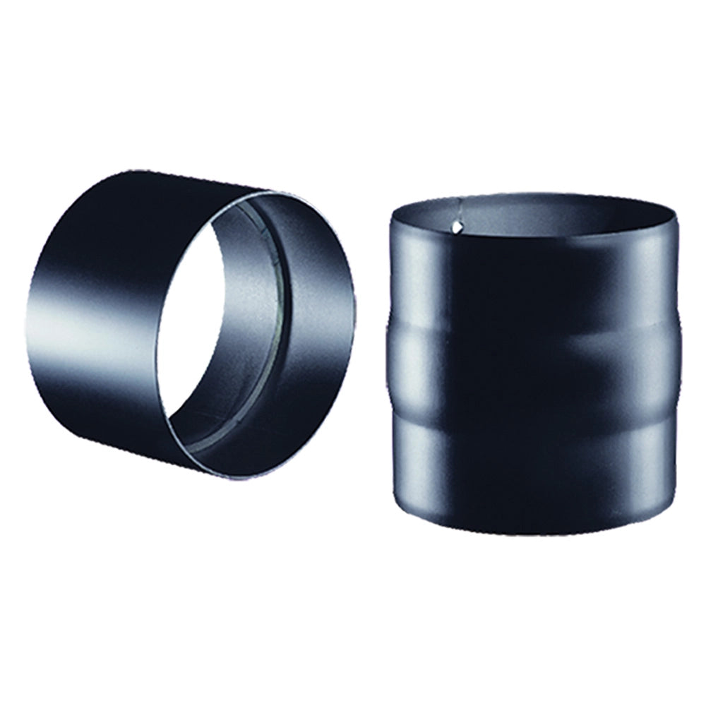 MANICOTTO IN ACCIAIO NERO ø cm 15 M/M - sp.2 mm (legna)  - KASART