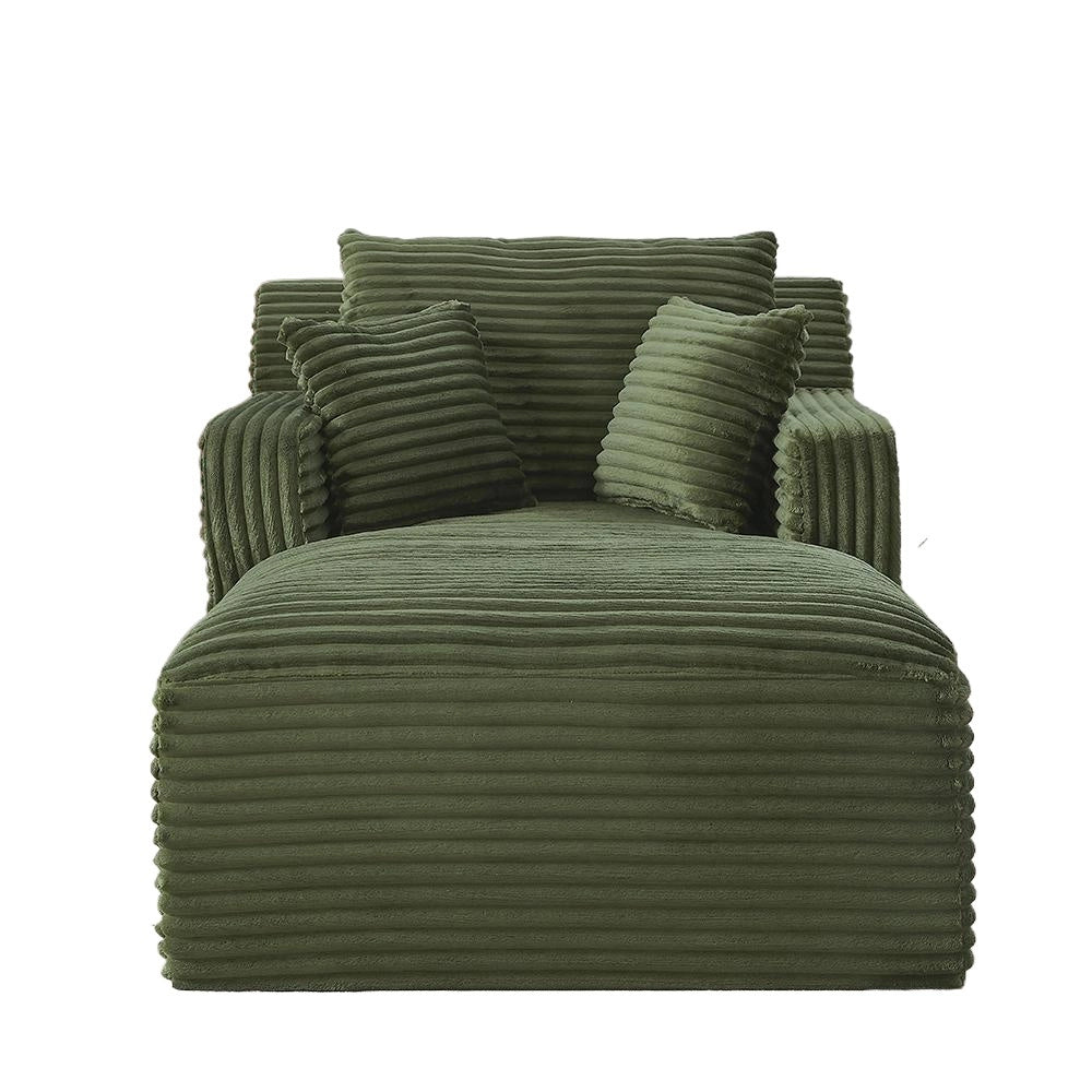 Divano letto in velluto costato - Xylo - Convertibile in chaise longue
