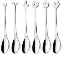 Set di Cucchiaini Cappuccino 6 Pezzi in Acciaio Eme Cadeau