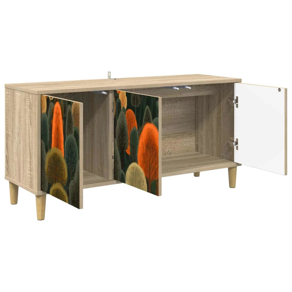 Mobile TV ZAANDAM 102 x 33 x 50 cm Sonoma Legno ingegnerizzato 8007080