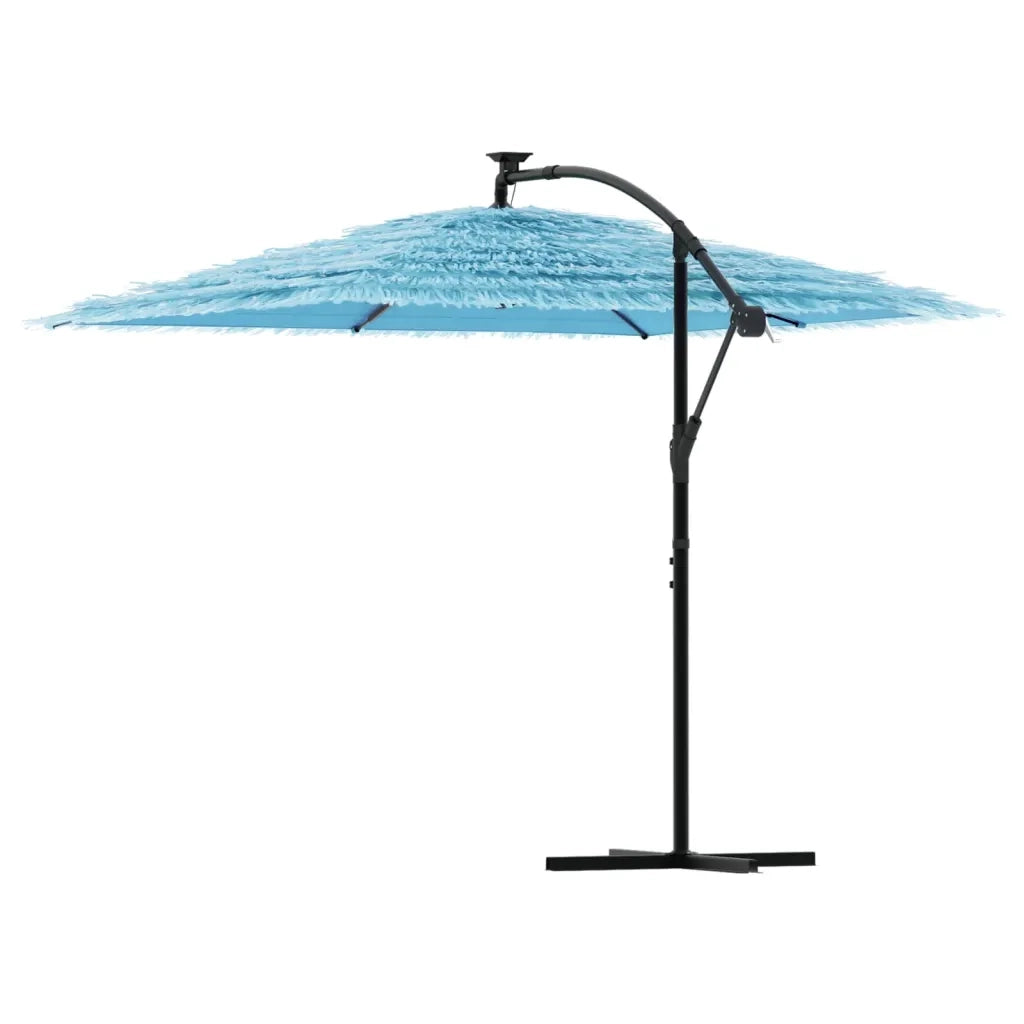 Ombrellone Giardino con Palo in Acciaio Blu 269x269x235 cm 4005079
