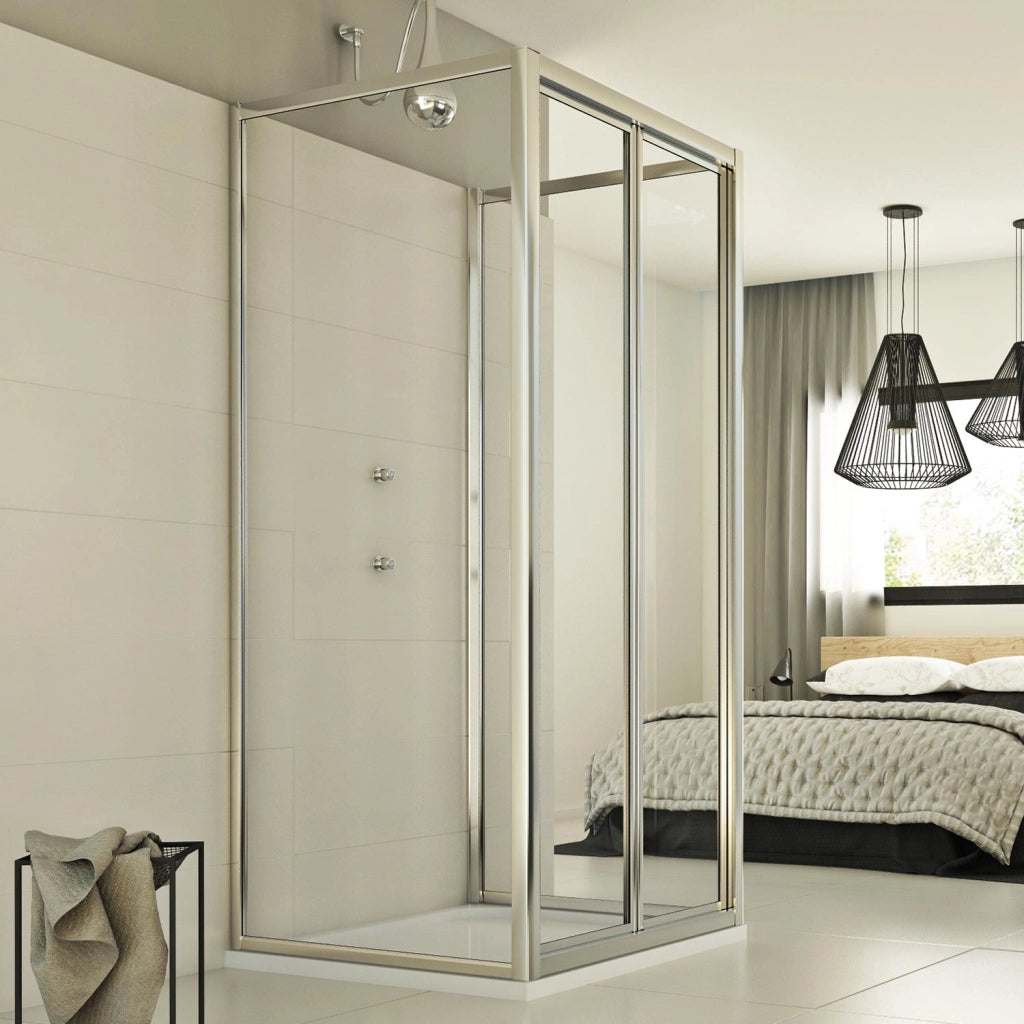 Box Doccia 3 lati 75x75x75 CM H198 trasparente mod. Urban Trio P