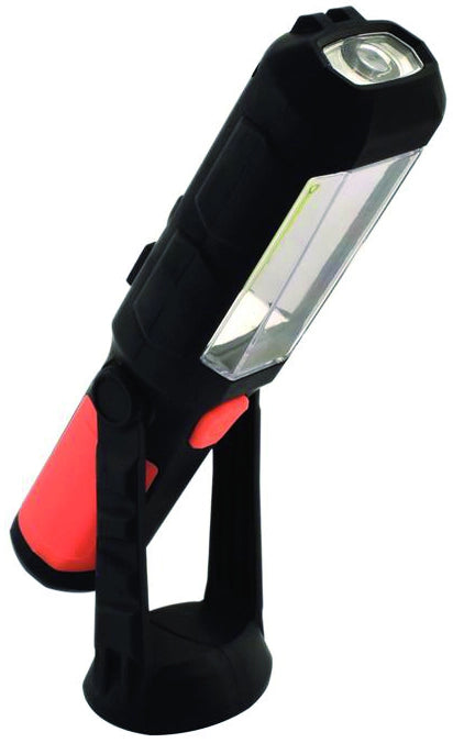 Luxen TORCIA DA LAVORO CON MAGNETE 3 W FRONTALE + 1 W TORCIA, 240 lumen, col. Arancione