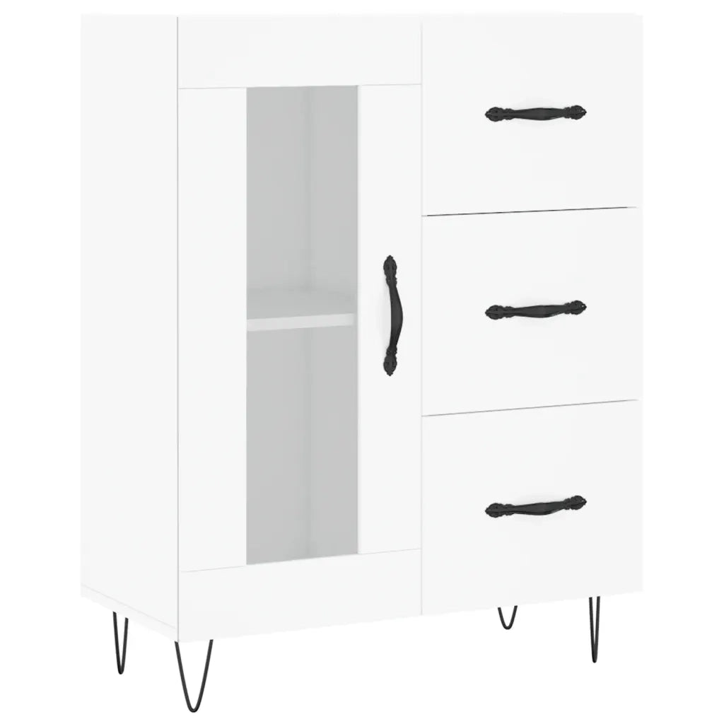 Credenza Bianca 69,5x34x90 cm in Legno Multistratocod mxl 103523