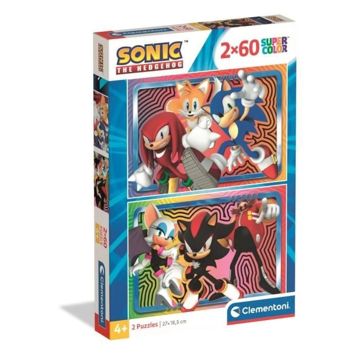 CLEMENTONI - 2x60 pezzi - Sonic