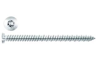 VITE PER CALCESTRUZZO TESTA SVASATA PIANA TORX ZINCATA BIANCA- - ø mm.7,5x 70 - 100 pezzi AMBROVIT