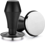 Tamper per caffè da 53,3 mm V4.1 con suono clic e base piatta, resistente alle vibrazioni, compatibile con portafiltro 54 mm per macchina caffè Sage, nero