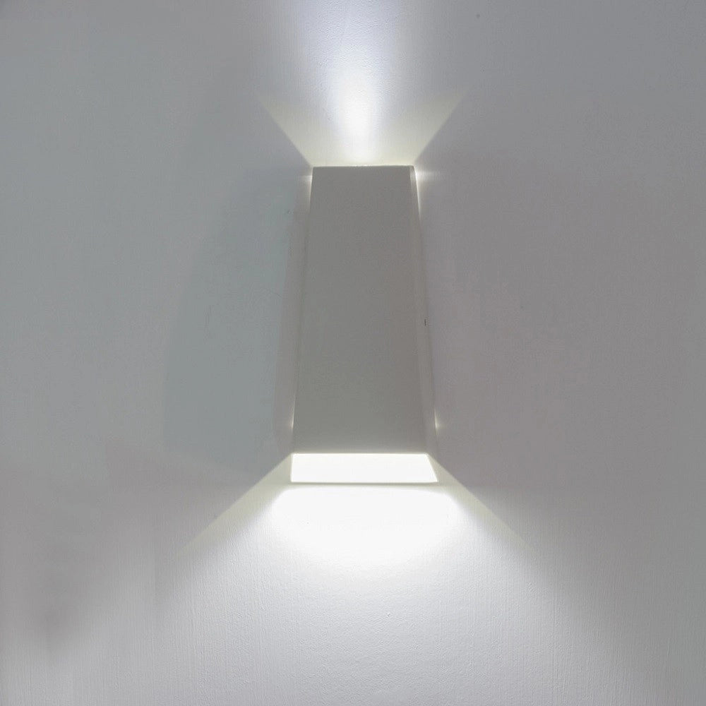 Trade Shop - Applique Led A Parete Con Doppia Emissione Luminosa 6w Luce 6500k 4000k Xc-9042 -