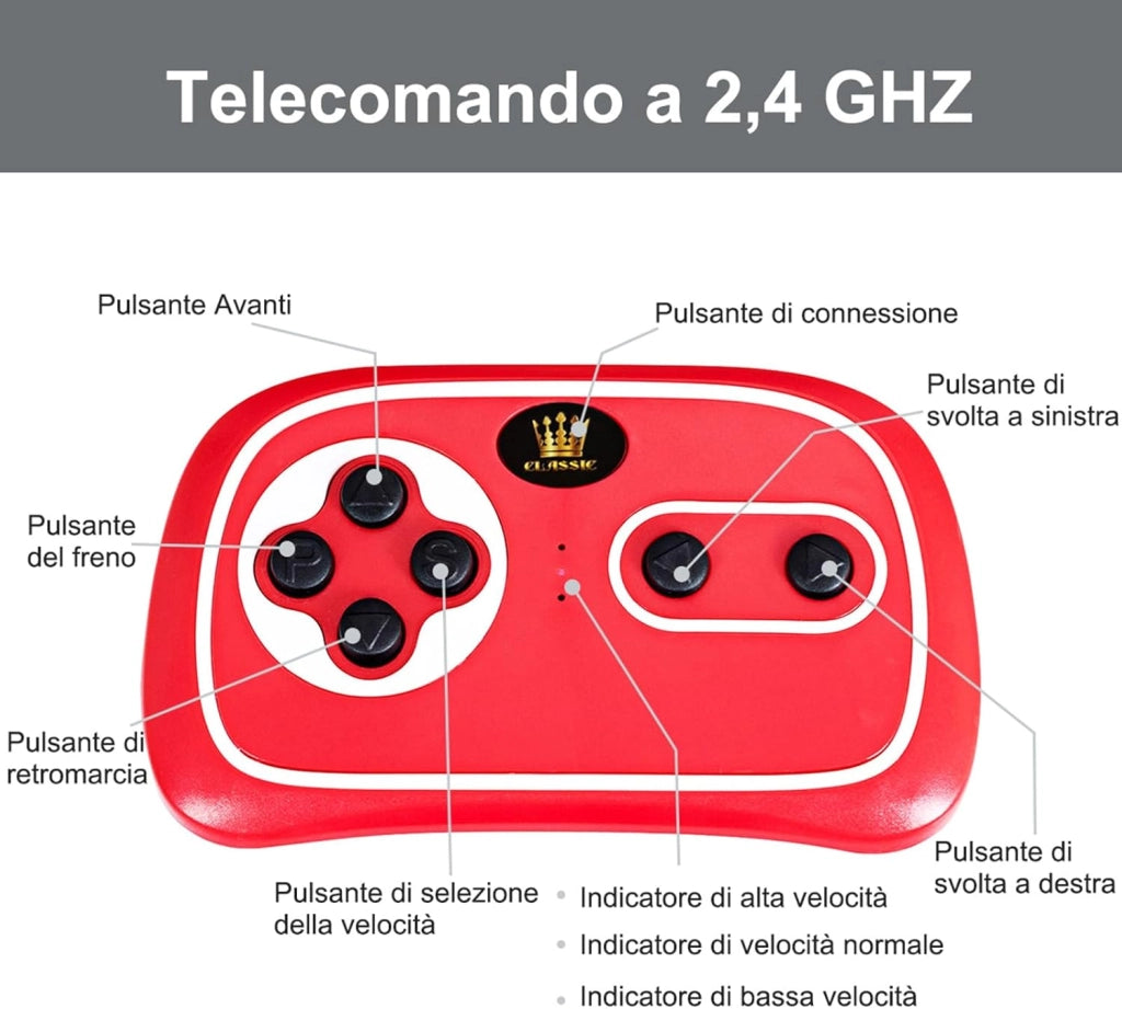 Audi 12V Auto Elettrica per Bambini, Macchina Elettrica con Velocità 2,5-5 km/ora, con Telecomando USB MP3 Luci LED (Nero)
